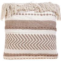 Capa De Almofada Native New Decorativa Macramê 45x45cm Dakar - 1