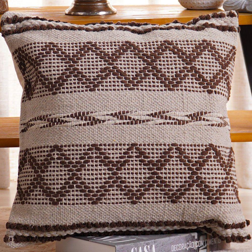 Capa De Almofada Native New Decorativa Macramê 45x45cm Zaria - 2
