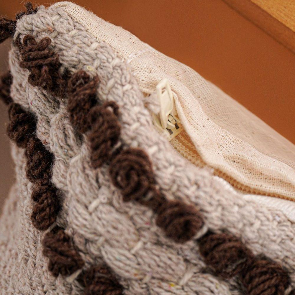 Capa De Almofada Native New Decorativa Macramê 45x45cm Zaria - 5
