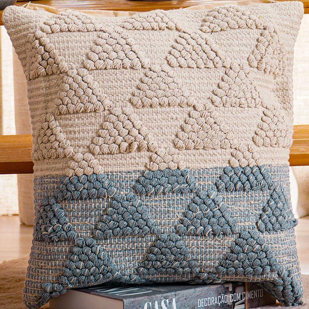 Capa De Almofada Native New Decorativa Macramê 45x45cm Luanda - 2
