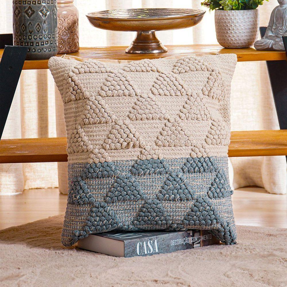 Capa De Almofada Native New Decorativa Macramê 45x45cm Luanda - 3