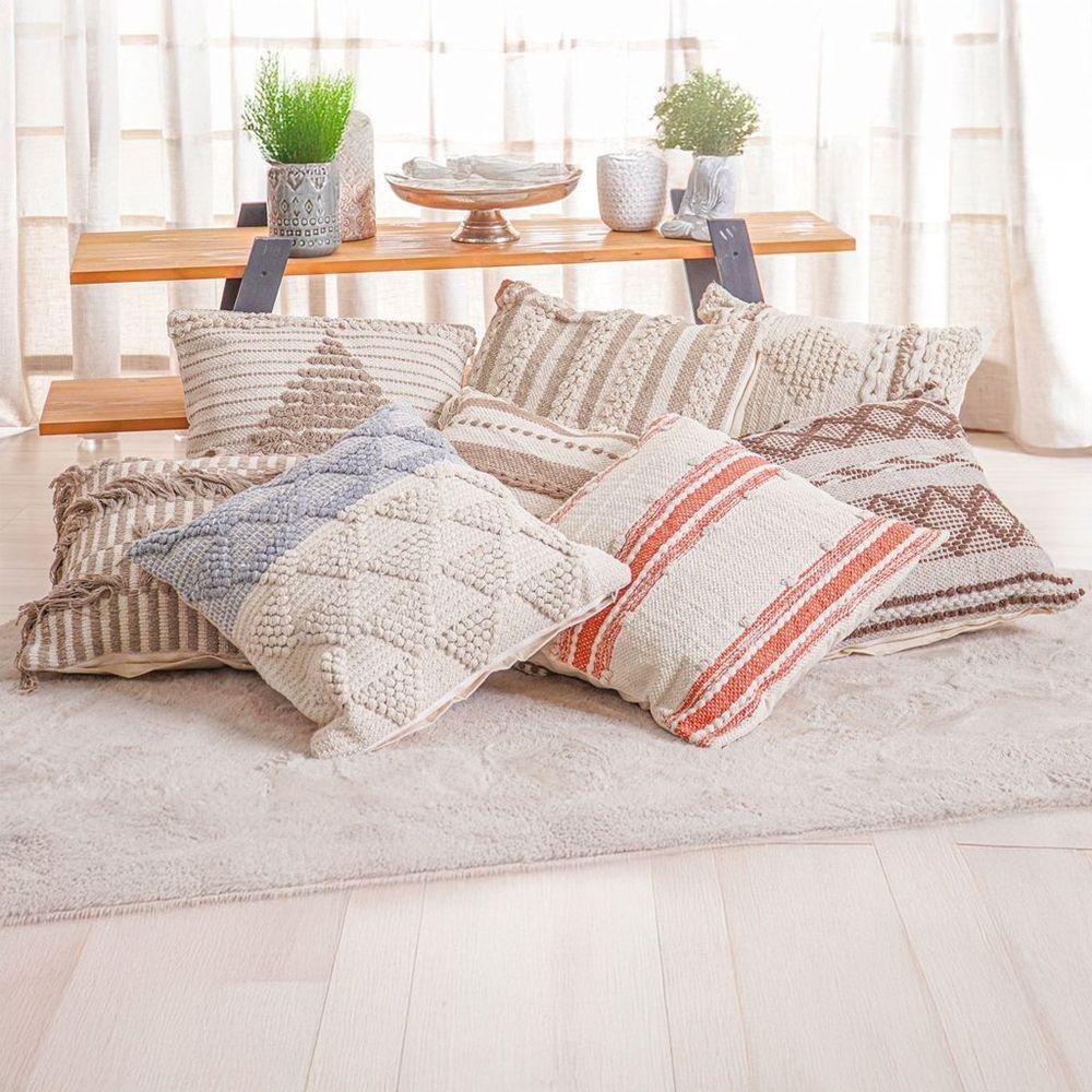 Capa De Almofada Native New Decorativa Macramê 45x45cm Luanda - 6