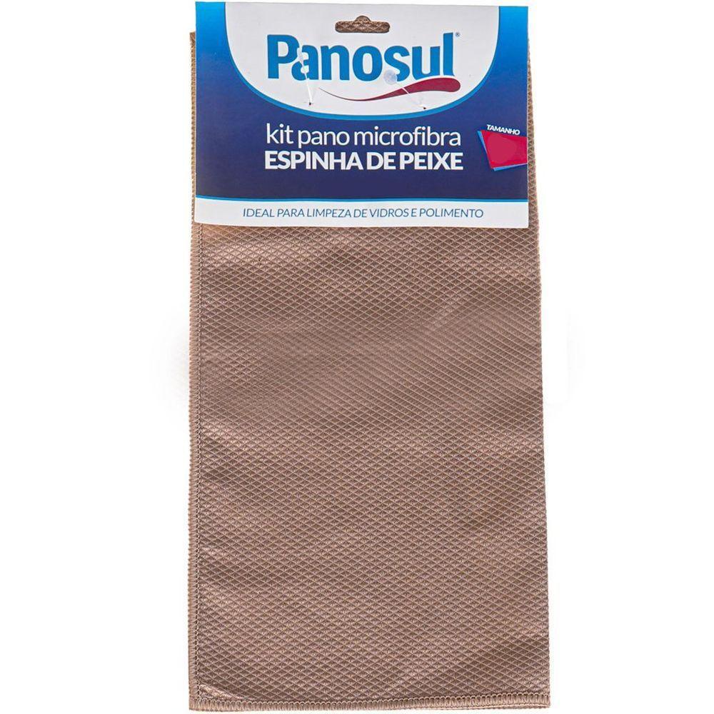 Kit 6 Pano 40x60 Espinha De Peixe Microfibra Super Absorção Panosul - 1