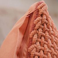 Capa De Almofada Trama New Decorativa 45x45cm 90% Algodão Brick - 5