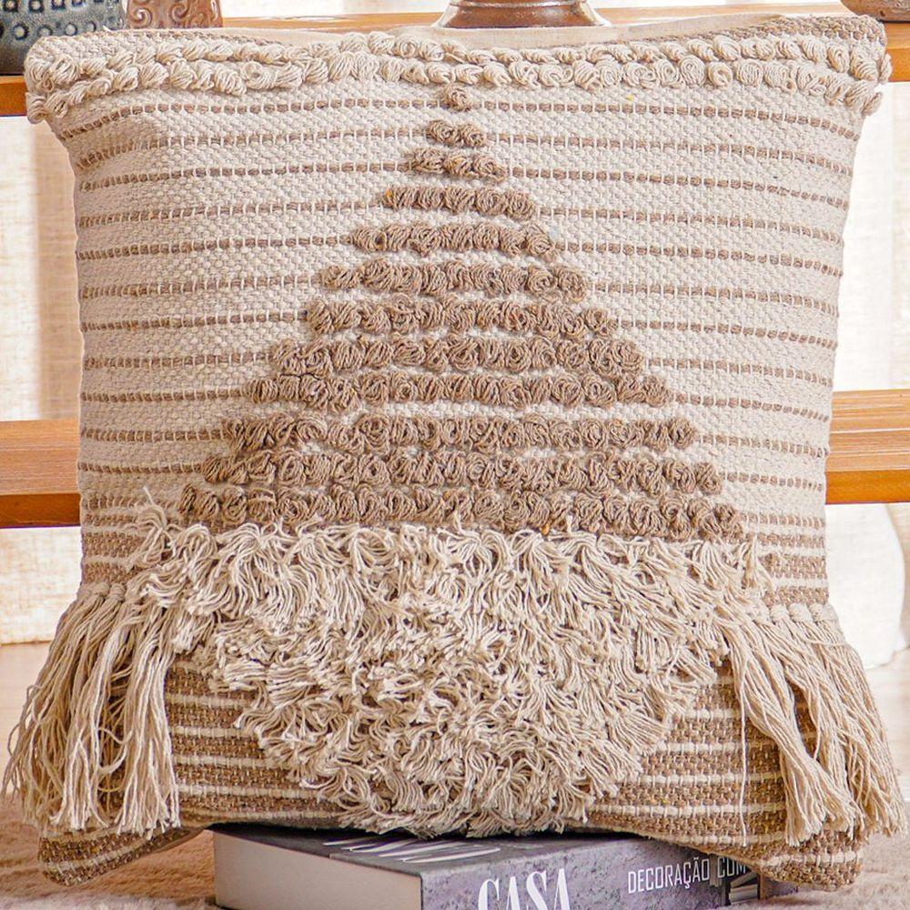Capa De Almofada Native New Decorativa Macramê 45x45cm Casablanca - 2
