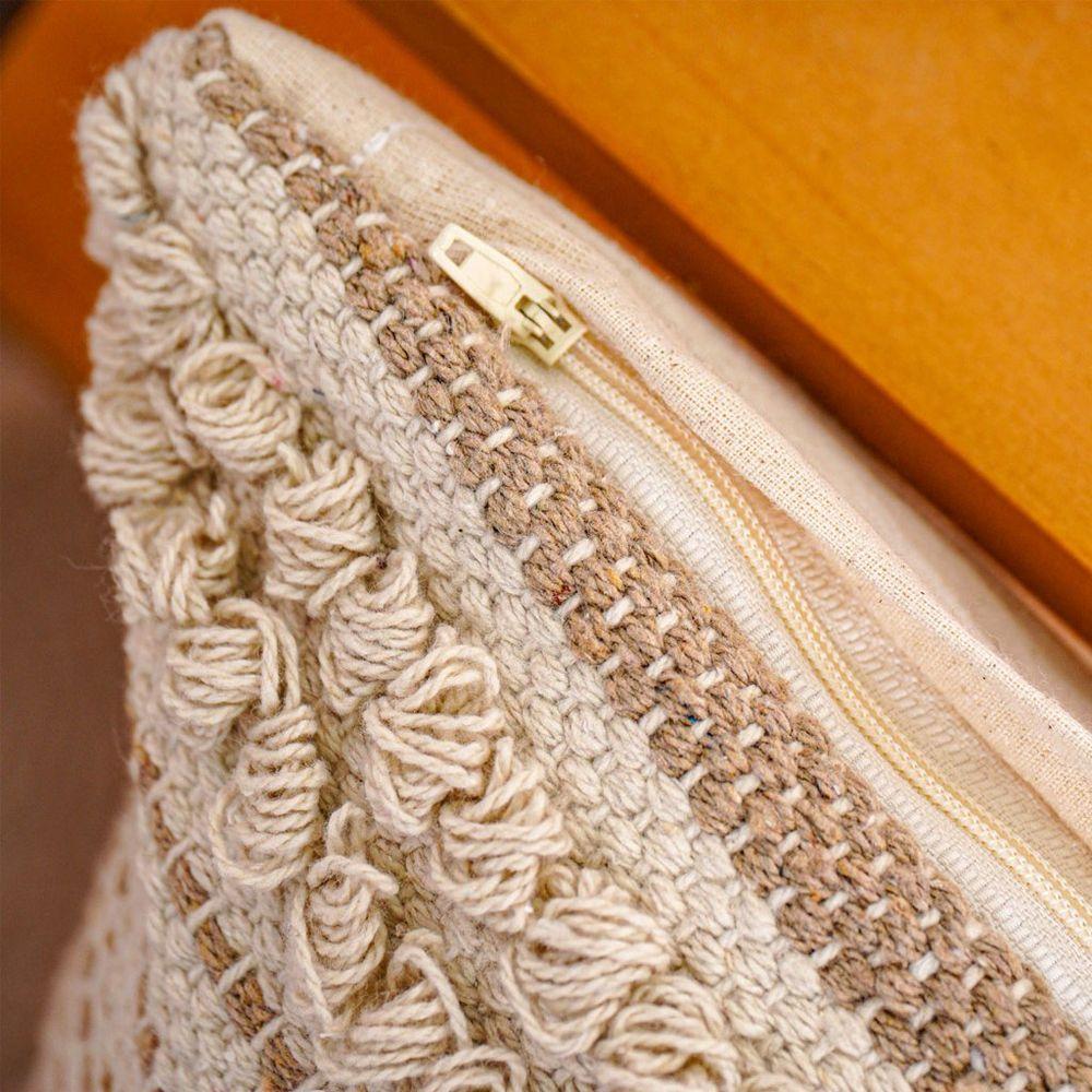Capa De Almofada Native New Decorativa Macramê 45x45cm Casablanca - 5