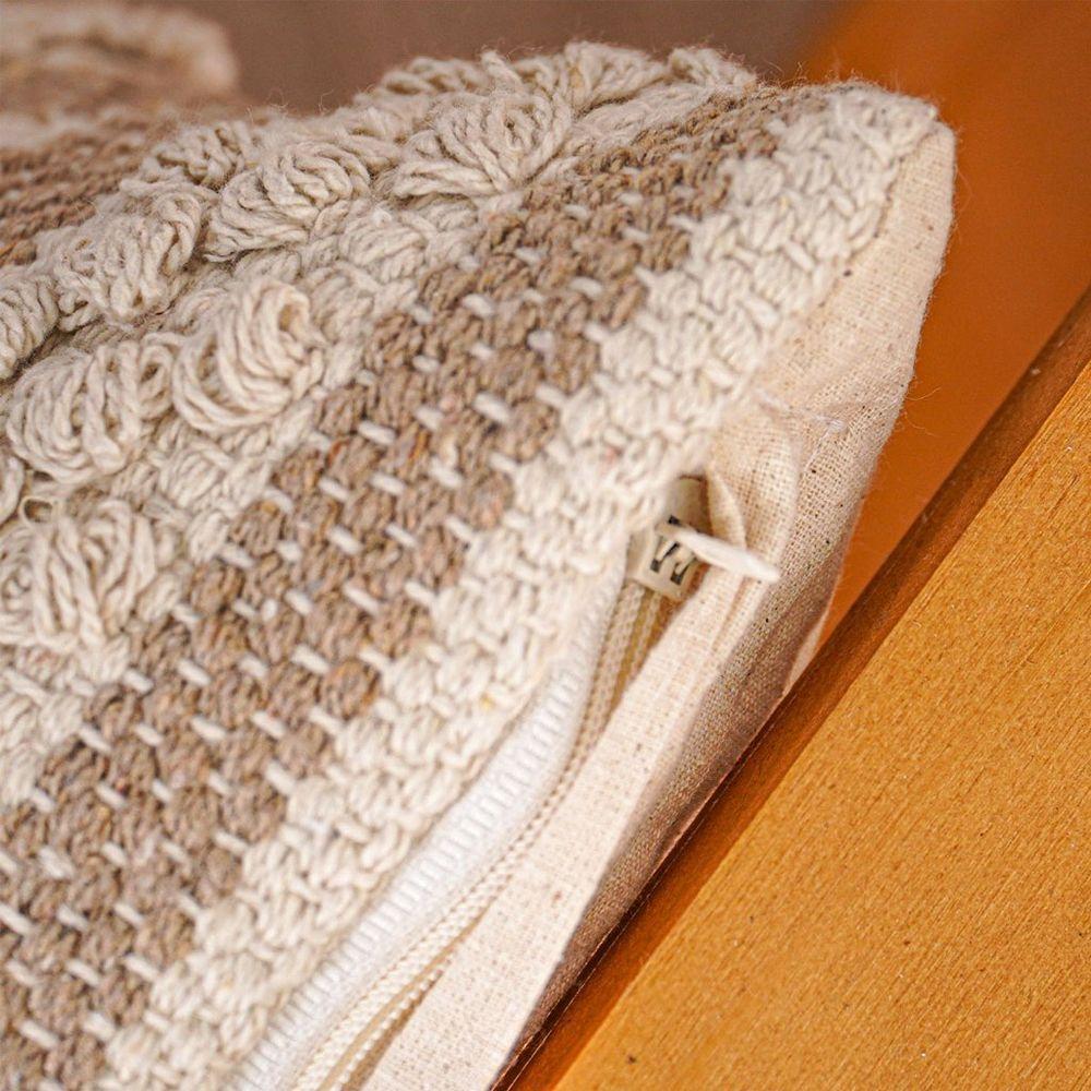 Capa De Almofada Native New Decorativa Macramê 45x45cm Cairo - 5