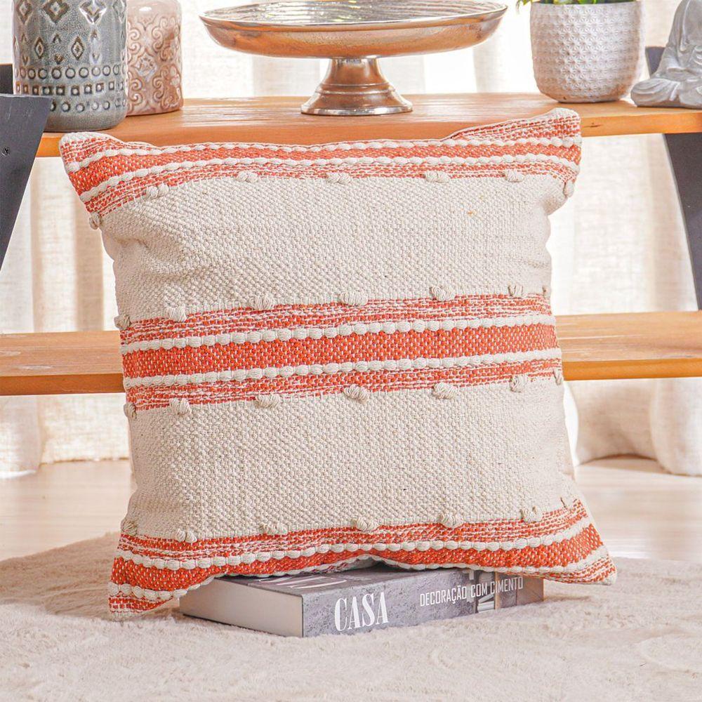 Capa De Almofada Native New Decorativa Macramê 45x45cm Zanzibar - 3