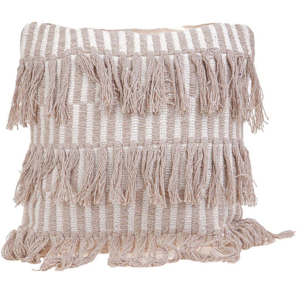 Capa De Almofada Native New Decorativa Macramê 45x45cm Gaborone - 1