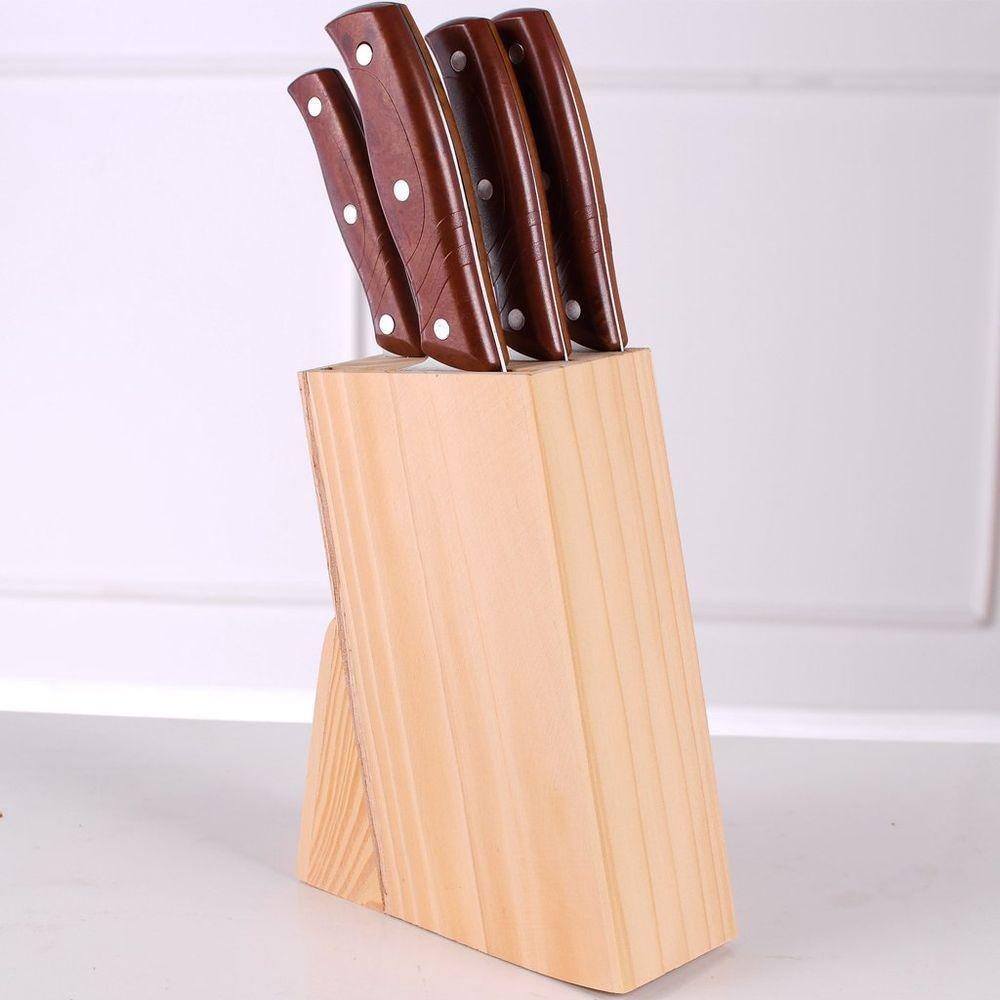 Jogo De Facas Com Cepo 5 Pçs - 3