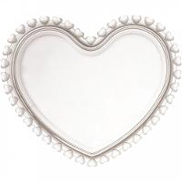 Prato Sobremesa Cristal Lyor Coração 18x15,5x2cm - 3