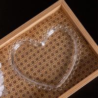 Prato Sobremesa Cristal Lyor Coração 18x15,5x2cm - 5