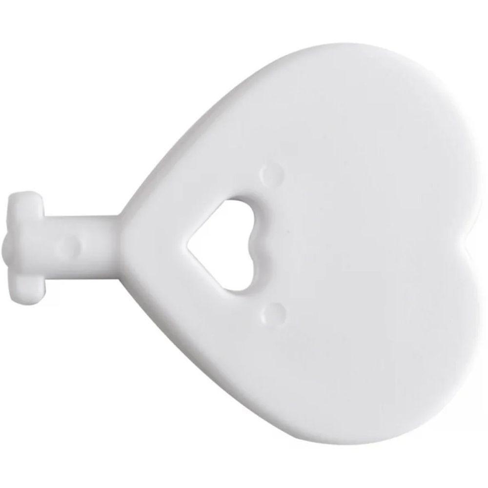 Conjunto 8 Protetores Para Tomada Lyor Com 2 Chaves 3x2x1,5cm Branco - 4