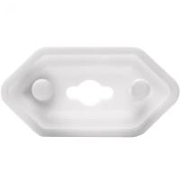 Conjunto 8 Protetores Para Tomada Lyor Com 2 Chaves 3x2x1,5cm Branco - 3