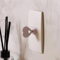 Conjunto 8 Protetores Para Tomada Lyor Com 2 Chaves 3x2x1,5cm Branco - 6