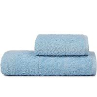 Jogo Toalha De Banho E Rosto Atlântica Loft 100% Algodão 420 G-m² Azul Oceano - 1