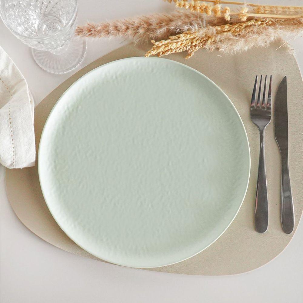 Prato Raso Melamina Texture 20cm Erva Doce - 2