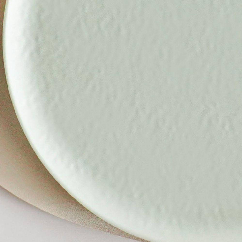 Prato Raso Melamina Texture 20cm Erva Doce - 3