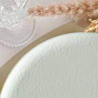 Prato Raso Melamina Texture 20cm Erva Doce - 5
