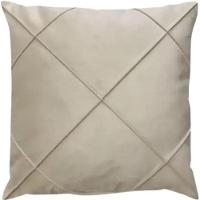 Capa De Almofada Suede Aveludada Drapeada 45x45cm Castor - 1