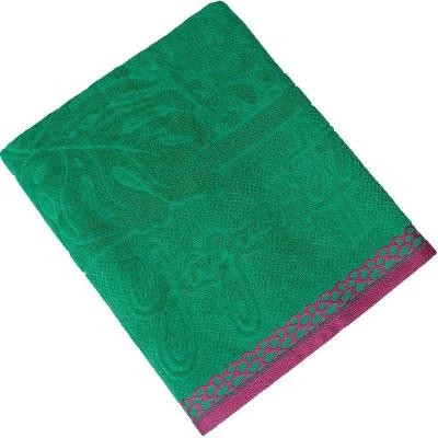 Toalha De Praia Atlântica Marés 100% Algodão 440 G-m² 80x150cm Esmeralda