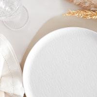 Prato Raso Melamina Texture 28cm Branco - 3