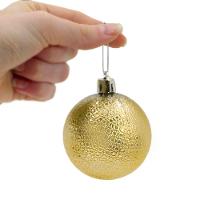 Kit 48 Bolas Natalinas árvore Natal 7cm Vermelho E Dourado - 2