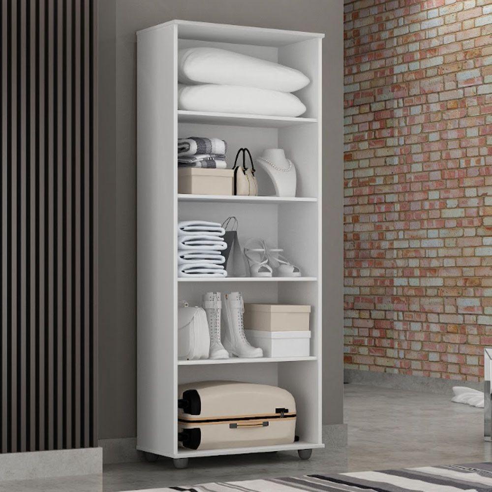 Armario Multiuso 20 Portas com Chave Caio Branco - 3