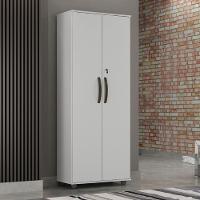 Armario Multiuso 20 Portas com Chave Caio Branco - 6