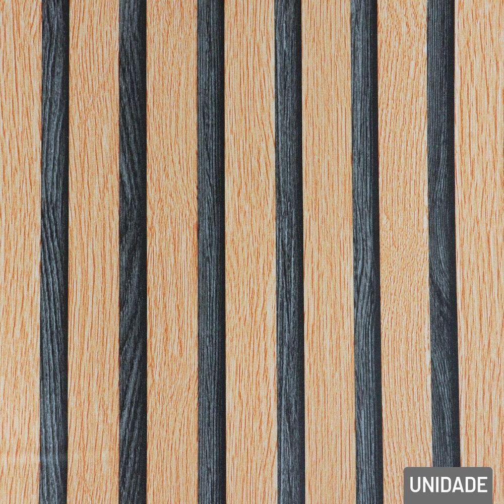 Papel De Parede 45cm X 10m Ripado Laranja - Tudo Em Caixa - 2