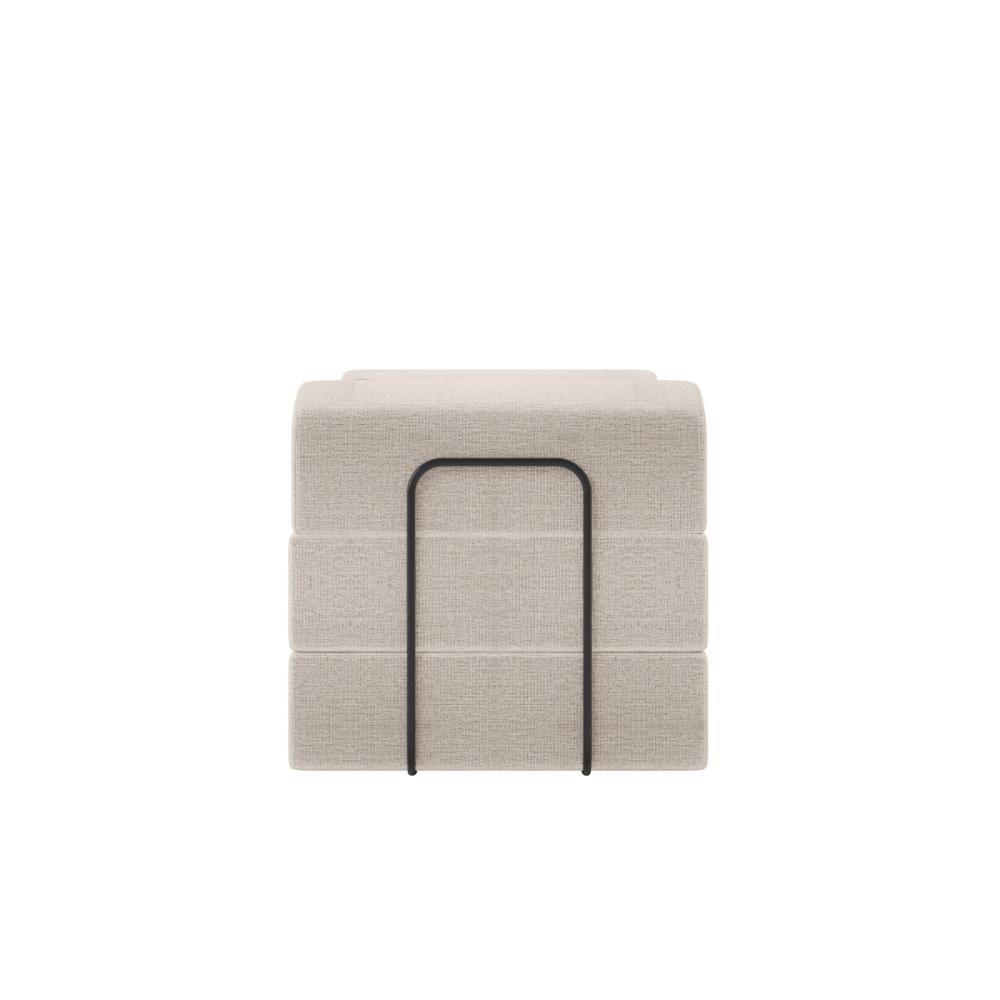 Poltrona Solteiro D-plus 90 Cm Monaco - Linho Bege Linho Bege - 9