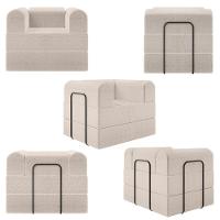 Poltrona Solteiro D-plus 90 Cm Monaco - Linho Bege Linho Bege