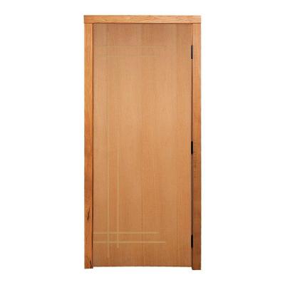 Porta De Giro Frisada P- Verniz 210x60 F05 - Caixilho De Porta Medida 16