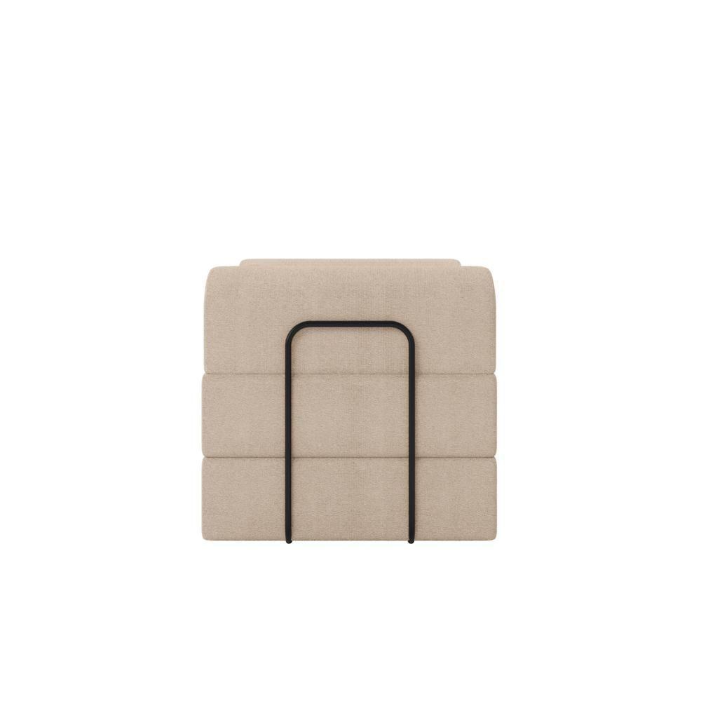 Poltrona Solteiro D-plus 90 Cm Monaco - Boucle Bege Boucle Bege - 9