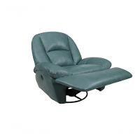 Poltrona De Couro Soft Glider Elétrica Turquese - Mempra - 2