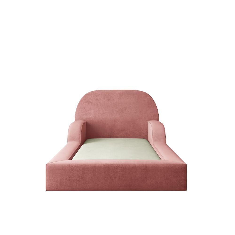 Cama Colchão Montessoriana Infantil Proteção Lateral Balaqui Rosa - 6