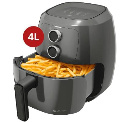 Fritadeira Elétrica Air Fryer WAP Family 4L WAFF2-C 1500W Preto 220V