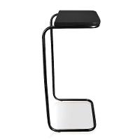 Kit 02 Mesas Lateral Tampo Multiuso Para Sofá Base Preto J01 - D'rossi Preto - 2