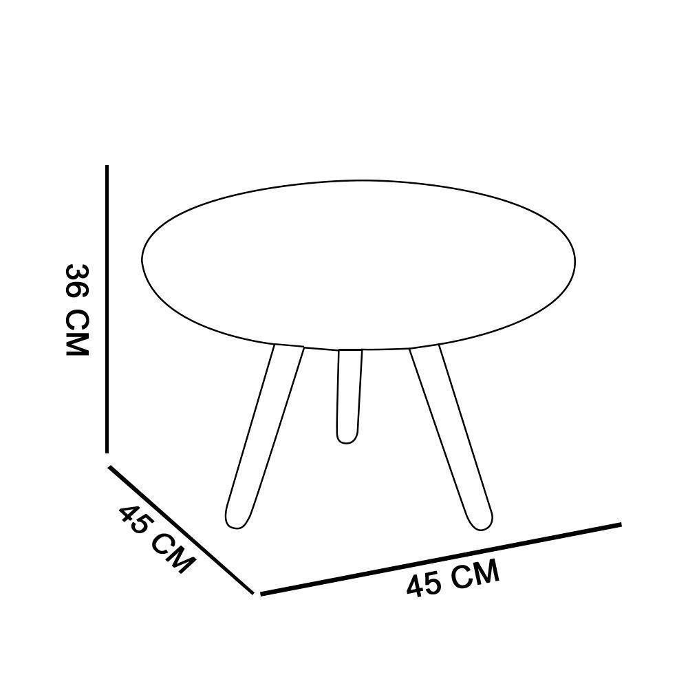 Conjunto Mesa Lateral E Mesa De Centro Preto B04 - D'rossi - 4