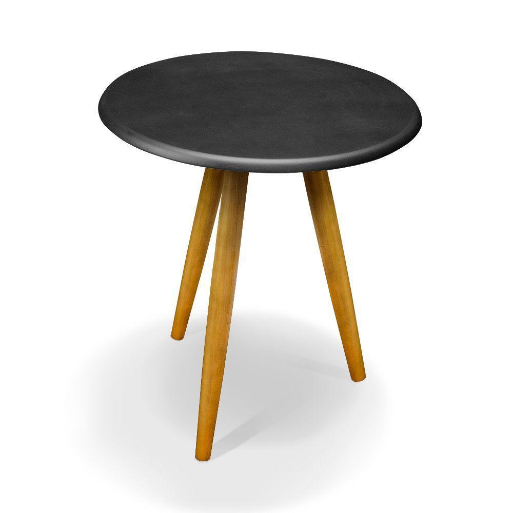 Conjunto Mesa Lateral E Mesa De Centro Preto B04 - D'rossi - 6