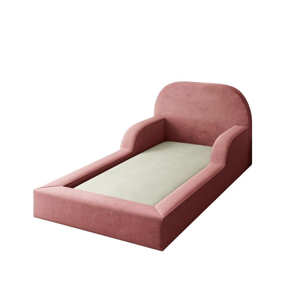 Cama Colchão Solteiro Montessoriana Infantil Balaqui Rosa - 5