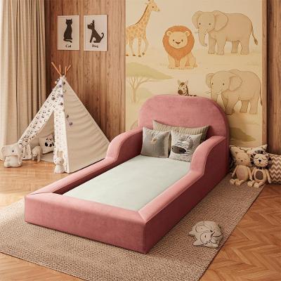 Cama Colchão Solteiro Montessoriana Infantil Balaqui Rosa