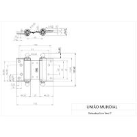 Dobradiça Para Porta De Abrir Vai - Vem União Mundial Antique - 3 - 3