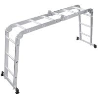 Escada Alumínio Multifunção 3x4 12 Degraus 8 Em 1 Worker - 1