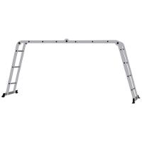 Escada Alumínio Multifunção 3x4 12 Degraus 8 Em 1 Worker - 3