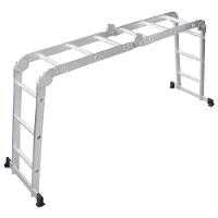 Escada Alumínio Multifunção 3x4 12 Degraus 8 Em 1 Worker - 5