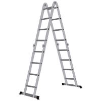 Escada Alumínio Multifunção 3x4 12 Degraus 8 Em 1 Worker - 6