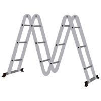 Escada Alumínio Multifunção 3x4 12 Degraus 8 Em 1 Worker - 9