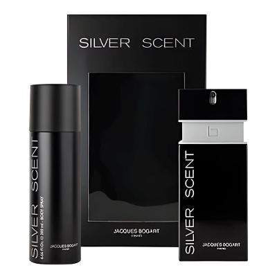 Kit Jacques Bogart Silver Scent Eau De Toilette 100ml + Body Spray 200ml
