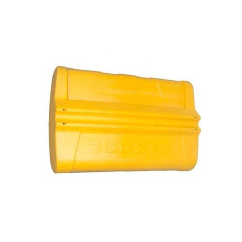 Caixa Para Correio Amarela Plastipan 430x280x90mm Com Porta 375mm - 1